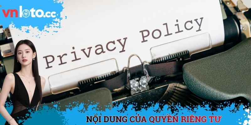 Nội dung của quyền riêng tư